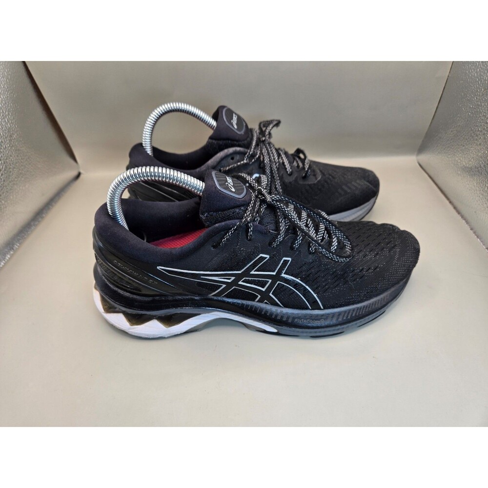 Asics Gel Kayano 27 Shoes Womens 7.5 Black Road Running Athletic Workout Sneaker